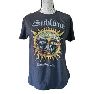 Sublime Gray Short Sleeve Shirt EUC Size Small